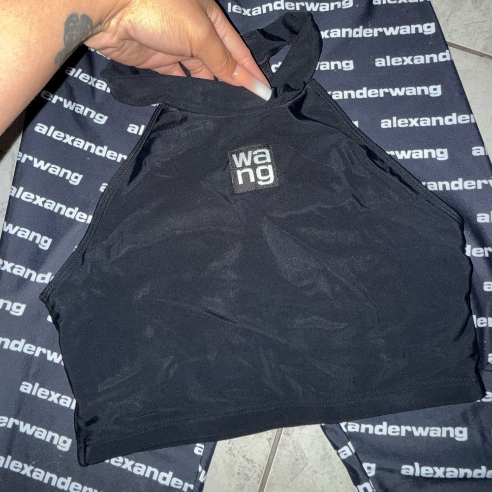 Alexander Wang Black Halter Top